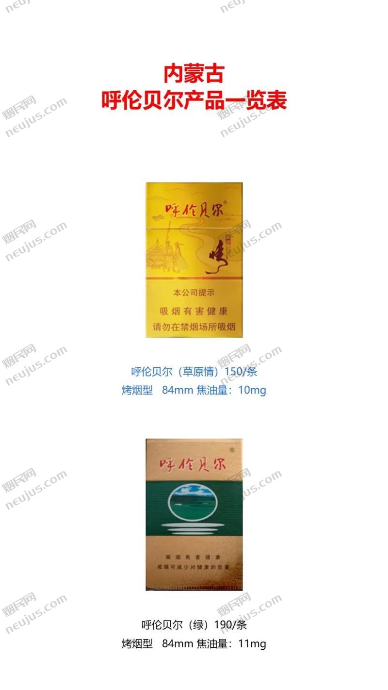 呼伦贝尔烟价格,探寻草原香烟的魅力 第1张