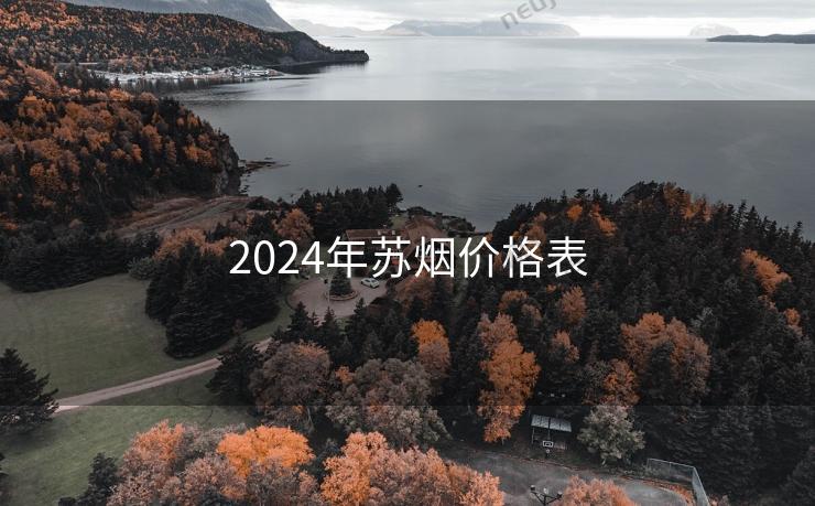 2024年苏烟价格表 第1张